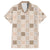 Hawaiian Palaka Quilt Pattern Family Matching Off The Shoulder Long Sleeve Dress and Hawaiian Shirt Hawaii Culture Honu Turtle - Polynesian Pride