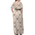 Hawaiian Palaka Quilt Pattern Off Shoulder Maxi Dress Hawaii Culture Honu Turtle - Polynesian Pride