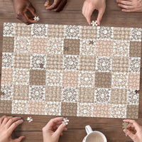 Hawaiian Palaka Quilt Pattern Puzzle Hawaii Culture Honu Turtle - Polynesian Pride