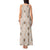 Hawaiian Palaka Quilt Pattern Tank Maxi Dress Hawaii Culture Honu Turtle - Polynesian Pride