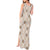 Hawaiian Palaka Quilt Pattern Tank Maxi Dress Hawaii Culture Honu Turtle - Polynesian Pride