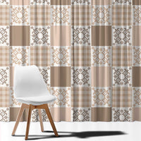 Hawaiian Palaka Quilt Pattern Window Curtain Hawaii Culture Honu Turtle - Polynesian Pride