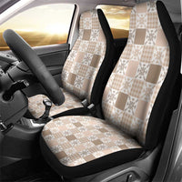 Hawaiian Palaka Quilt Pattern Car Seat Cover Hawaii Culture Pineapple - Polynesian Pride