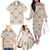 Hawaiian Palaka Quilt Pattern Family Matching Off The Shoulder Long Sleeve Dress and Hawaiian Shirt Hawaii Culture Pineapple - Polynesian Pride