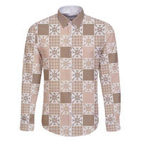 Hawaiian Palaka Quilt Pattern Family Matching Puletasi and Hawaiian Shirt Hawaii Culture Pineapple - Polynesian Pride