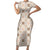 Hawaiian Palaka Quilt Pattern Family Matching Short Sleeve Bodycon Dress and Hawaiian Shirt Hawaii Culture Pineapple - Polynesian Pride