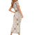 Hawaiian Palaka Quilt Pattern Family Matching Short Sleeve Bodycon Dress and Hawaiian Shirt Hawaii Culture Pineapple - Polynesian Pride