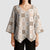 Hawaiian Palaka Quilt Pattern Kimono Sleeve Blouse Hawaii Culture Pineapple - Polynesian Pride