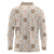 Hawaiian Palaka Quilt Pattern Long Sleeve Polo Shirt Hawaii Culture Pineapple - Polynesian Pride