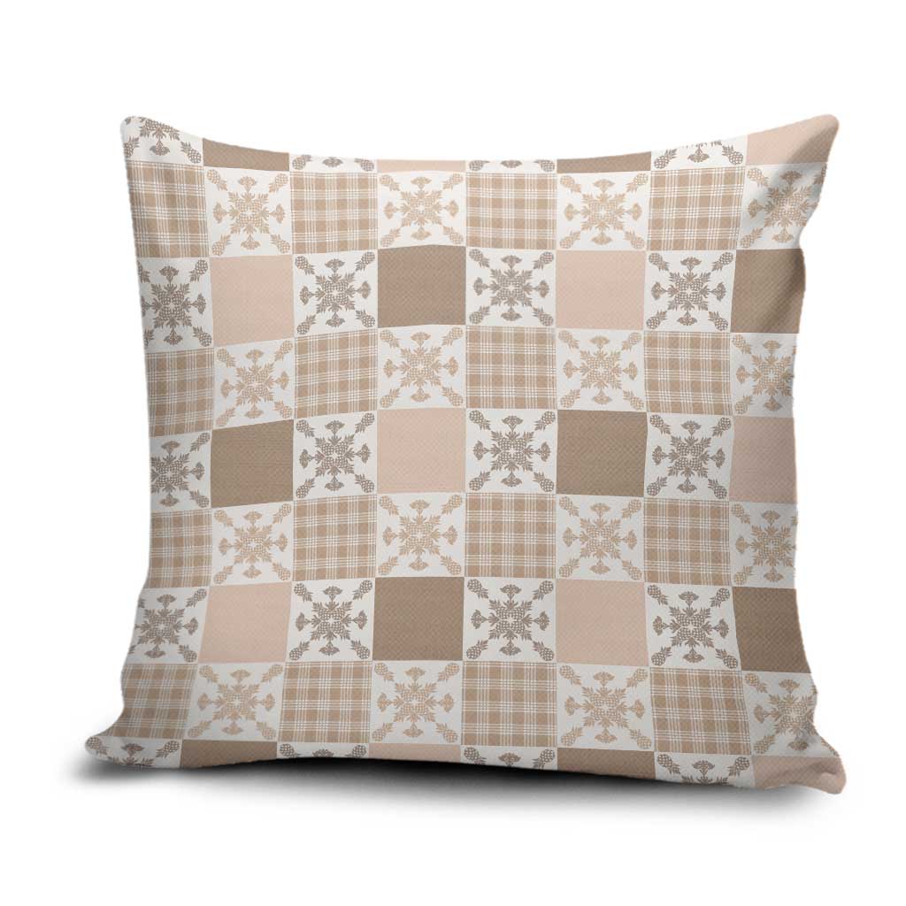 Hawaiian Palaka Quilt Pattern Pillow Cover Hawaii Culture Pineapple - Polynesian Pride