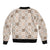 Hawaiian Palaka Quilt Pattern Sleeve Zip Bomber Jacket Hawaii Culture Pineapple - Polynesian Pride
