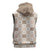 Hawaiian Palaka Quilt Pattern Sleeveless Zip Hoodie Hawaii Culture Pineapple - Polynesian Pride
