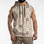 Hawaiian Palaka Quilt Pattern Sleeveless Zip Hoodie Hawaii Culture Pineapple - Polynesian Pride
