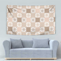 Hawaiian Palaka Quilt Pattern Tapestry Hawaii Culture Pineapple - Polynesian Pride