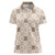 Hawaiian Palaka Quilt Pattern Women Polo Shirt Hawaii Culture Pineapple - Polynesian Pride