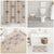 Hawaiian Palaka Quilt Pattern Bathroom Set Hawaii Culture Tropical Flowers Mix - Polynesian Pride