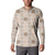 Hawaiian Palaka Quilt Pattern Button Sweatshirt Hawaii Culture Tropical Flowers Mix - Polynesian Pride