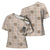 Hawaiian Palaka Quilt Pattern Cross Shoulder Shirt Hawaii Culture Tropical Flowers Mix - Polynesian Pride