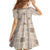 Hawaiian Palaka Quilt Pattern Family Matching Off The Shoulder Long Sleeve Dress and Hawaiian Shirt Hawaii Culture Tropical Flowers Mix - Polynesian Pride