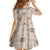 Hawaiian Palaka Quilt Pattern Family Matching Off Shoulder Short Dress and Hawaiian Shirt Hawaii Culture Tropical Flowers Mix - Polynesian Pride