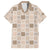 Hawaiian Palaka Quilt Pattern Family Matching Off Shoulder Short Dress and Hawaiian Shirt Hawaii Culture Tropical Flowers Mix - Polynesian Pride