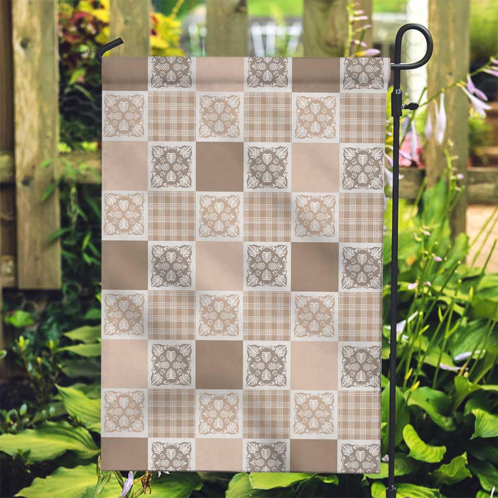 Hawaiian Palaka Quilt Pattern Garden Flag Hawaii Culture Tropical Flowers Mix - Polynesian Pride