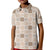 Hawaiian Palaka Quilt Pattern Kid Polo Shirt Hawaii Culture Tropical Flowers Mix - Polynesian Pride
