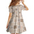 Hawaiian Palaka Quilt Pattern Kid Short Sleeve Dress Hawaii Culture Tropical Flowers Mix - Polynesian Pride