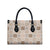 Hawaiian Palaka Quilt Pattern Leather Bag Hawaii Culture Tropical Flowers Mix - Polynesian Pride