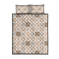 Hawaiian Palaka Quilt Pattern Quilt Bed Set Hawaii Culture Tropical Flowers Mix - Polynesian Pride