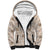 Hawaiian Palaka Quilt Pattern Sherpa Hoodie Hawaii Culture Tropical Flowers Mix - Polynesian Pride