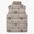 Hawaiian Palaka Quilt Pattern Sleeveless Puffer Jacket Hawaii Culture Tropical Flowers Mix - Polynesian Pride