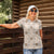 Hawaiian Palaka Quilt Pattern Women Polo Shirt Hawaii Culture Tropical Flowers Mix - Polynesian Pride