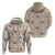 Hawaiian Palaka Quilt Pattern Zip Hoodie Hawaii Culture Tropical Flowers Mix - Polynesian Pride