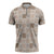 Hawaiian Palaka Quilt Pattern Zipper Polo Shirt Hawaii Culture Tropical Flowers Mix - Polynesian Pride