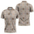 Hawaiian Palaka Quilt Pattern Zipper Polo Shirt Hawaii Culture Tropical Flowers Mix - Polynesian Pride