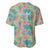 Seamless Hawaiian Quilt Pattern Baseball Jersey Hawaii Culture Palm Leaf Tropical - Polynesian Pride