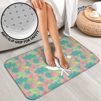 Seamless Hawaiian Quilt Pattern Bathroom Set Hawaii Culture Palm Leaf Tropical - Polynesian Pride