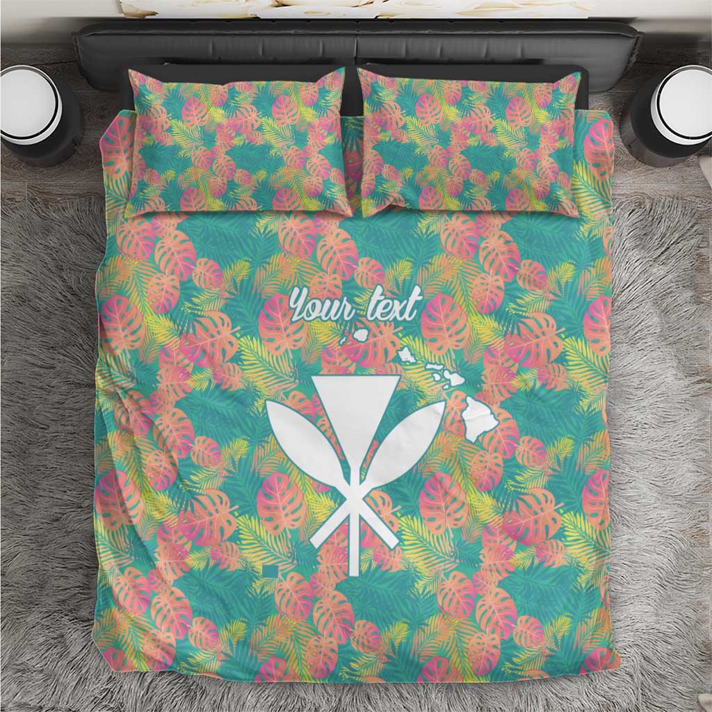 Seamless Hawaiian Quilt Pattern Bedding Set Hawaii Culture Palm Leaf Tropical - Polynesian Pride