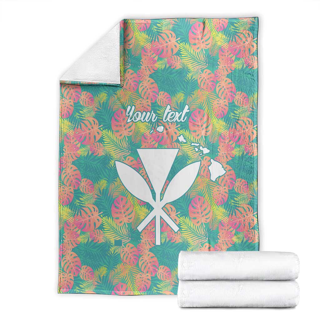 Seamless Hawaiian Quilt Pattern Blanket Hawaii Culture Palm Leaf Tropical - Polynesian Pride