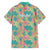 Seamless Hawaiian Quilt Pattern Family Matching Short Sleeve Bodycon Dress and Hawaiian Shirt Hawaii Culture Palm Leaf Tropical - Polynesian Pride