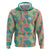 Seamless Hawaiian Quilt Pattern Hoodie Hawaii Culture Palm Leaf Tropical - Polynesian Pride