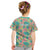 Seamless Hawaiian Quilt Pattern Kid T Shirt Hawaii Culture Palm Leaf Tropical - Polynesian Pride