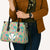 Seamless Hawaiian Quilt Pattern Leather Bag Hawaii Culture Palm Leaf Tropical - Polynesian Pride