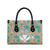 Seamless Hawaiian Quilt Pattern Leather Bag Hawaii Culture Palm Leaf Tropical - Polynesian Pride