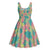 Seamless Hawaiian Quilt Pattern Midi Dress Hawaii Culture Palm Leaf Tropical - Polynesian Pride