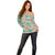 Seamless Hawaiian Quilt Pattern Off Shoulder Sweater Hawaii Culture Palm Leaf Tropical - Polynesian Pride