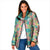 Seamless Hawaiian Quilt Pattern Padded Jacket Hawaii Culture Palm Leaf Tropical - Polynesian Pride