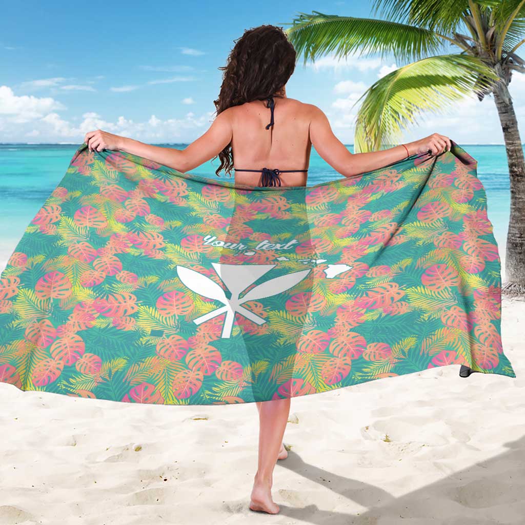 Seamless Hawaiian Quilt Pattern Sarong Hawaii Culture Palm Leaf Tropical - Polynesian Pride