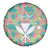 Seamless Hawaiian Quilt Pattern Spare Tire Cover Hawaii Culture Palm Leaf Tropical - Polynesian Pride